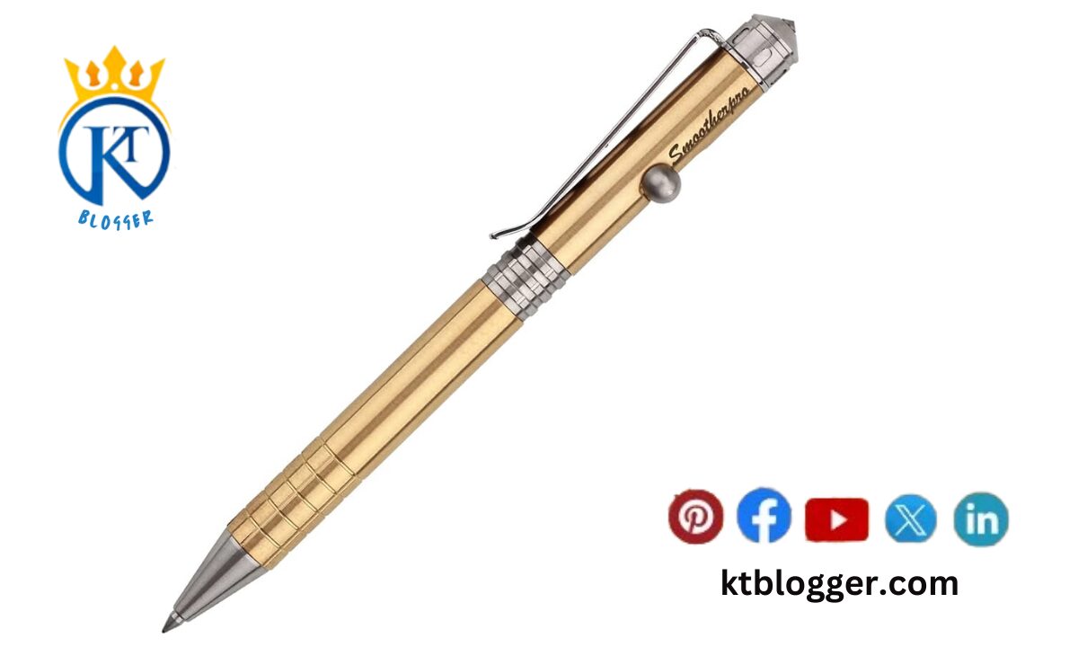 SMOOTHERPRO Solid Brass Bolt Action Pen | best bolt action pen